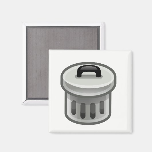 Mülleimer Magnet (Vorderseite/Rückseite)