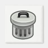 Mülleimer Magnet (Vorne)