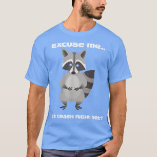 Mülleimer Nachtruhr, Racoons Lover Pet Animal T-Shirt
