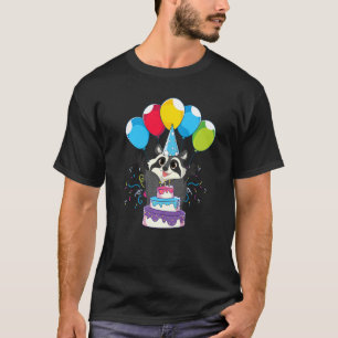 Mülleimer Panda Birthday Party Forest Animal Niedl T-Shirt