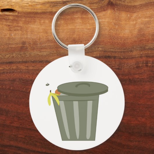 Mülleimer Schlüsselanhänger (Vorderseite)