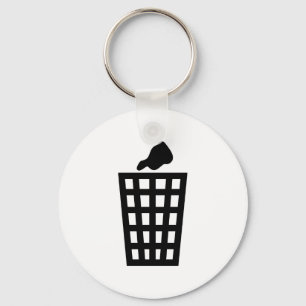 Mülleimer Schlüsselanhänger