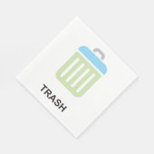 Mülleimer Serviette (Ecke)