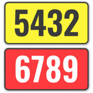 Mülleimer zum Recycling - Individuelle Straßenhaus Aufkleber