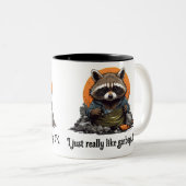 Mülleimer Zweifarbige Tasse (VorderseiteRechts)