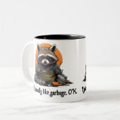 Mülleimer Zweifarbige Tasse (Vorderseite Links)