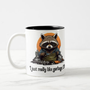 Mülleimer Zweifarbige Tasse