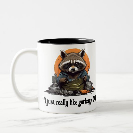 Mülleimer Zweifarbige Tasse (Links)