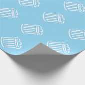 Mülleimersymbol Geschenkpapier (Ecke)