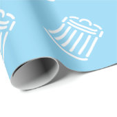 Mülleimersymbol Geschenkpapier (Rolleneckpunkt)