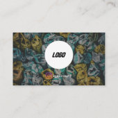 Müllentsorgungs-Dumpster-QR-Code-Logo Visitenkarte (Rückseite)