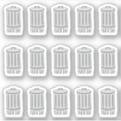 Müller Bin Day Garbage Tracker Mini Bujo Planer Aufkleber (Vorderseite)