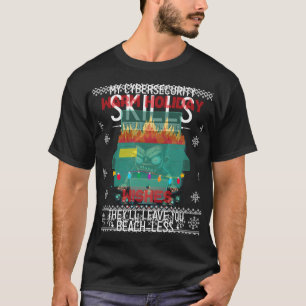 Müller Feuer Warme Ferien wünscht hässliche Weihna T-Shirt