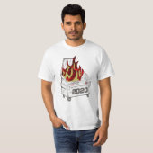 Müller-Feuerzwirn-Hemd, Trashcan, Feuer, Müllwagen T-Shirt (Vorne ganz)