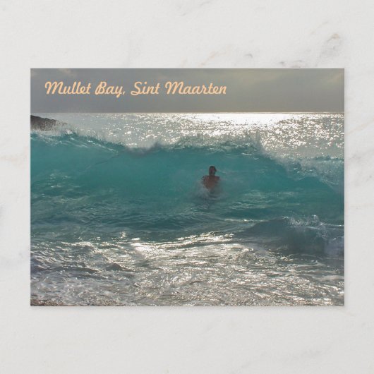 Mullet Bay, SXM Postkarte (Vorderseite)