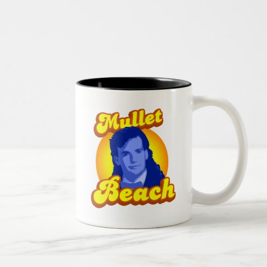 Mullet Beach Zweifarbige Tasse (Rechts)