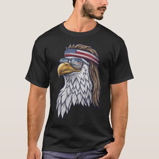 Mullet der Freiheit  T-Shirt (Vorderseite)