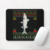 Mullet Fish Lover Matching Ugly Mullet Christmas T Mousepad (Mit Mouse)