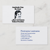 Mullet, Jeder kann cool, aber phantastisch sein... Visitenkarte (Vorne/Hinten)