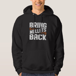 Mullets Back Country Music Graphic Hoodie