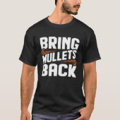 Mullets Back Country Music Graphic T-Shirt (Vorderseite)