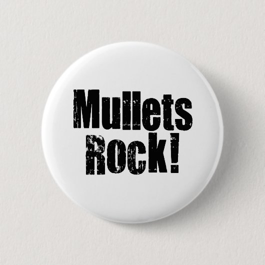 Mullets-Regel Button (Vorderseite)