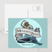 Mullett Lake Mermaid Postkarte (Vorne/Hinten)