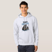 Müllfisch-Experte Waschbär Hoodie (Vorne ganz)