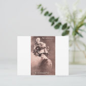 Müllfrau, Königin der Mode Postkarte (Stehend Vorderseite)