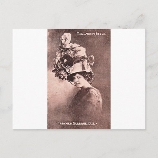 Müllfrau, Königin der Mode Postkarte (Vorderseite)