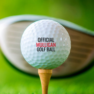 Mulligan Funny Golfball