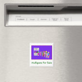 Mulligan Golf Cartoon Magnet (In Situ (Geschirrspüler))