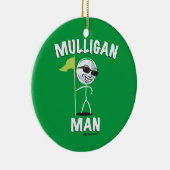 MULLIGAN-MANN-LUSTIGE GOLF-VERZIERUNG KERAMIKORNAMENT (Rechts)