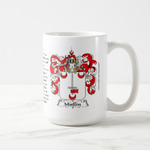 Mullin, der Ursprung, die Bedeutung und das Wappen Kaffeetasse