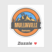 Mullinville, Kansas Aufkleber (Blatt)