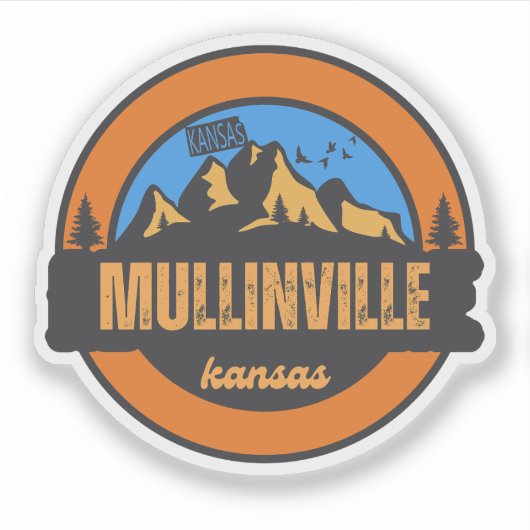 Mullinville, Kansas Aufkleber (Vorderseite)