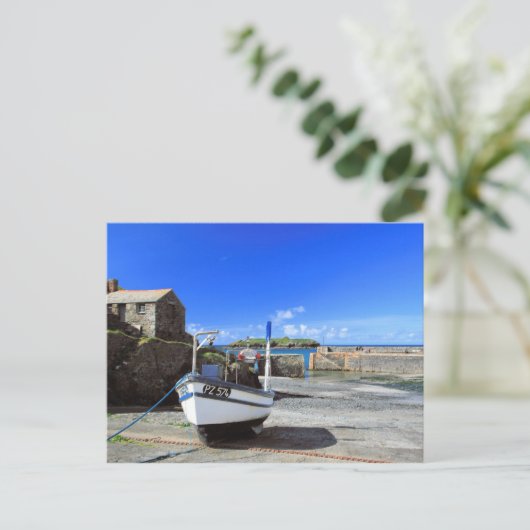 Mullion Cove Postkarte (Stehend Vorderseite)