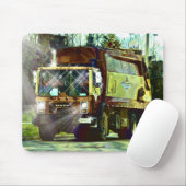 Müllkippe für Lkw-Fahrer Mousepad (Mit Mouse)