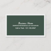 Müllkippe Visitenkarte (Rückseite)