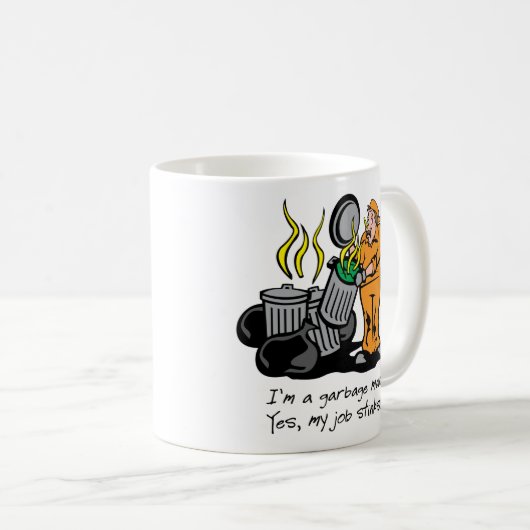 Müllmann Kaffeetasse (VorderseiteRechts)