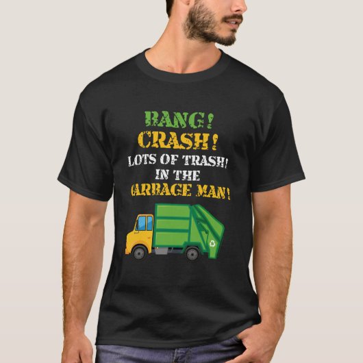 Müllmann-Kostüm Müllwagen T-Shirt (Vorderseite)