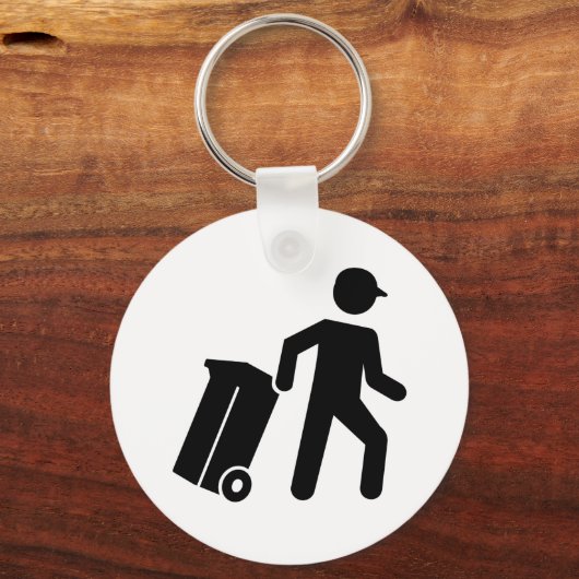 Müllmann Schlüsselanhänger (Vorderseite)