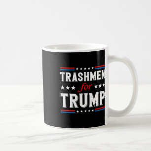 Müllmänner für Trump 2024 Lustige Wahl Müllmann  Kaffeetasse