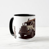 Müllpanda - Dump Truck Trio Tasse (Vorderseite Links)