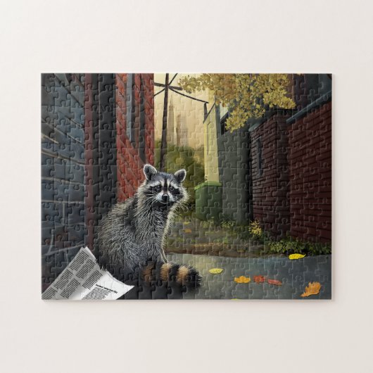 Müllpanda entscheidet puzzle (Horizontal)