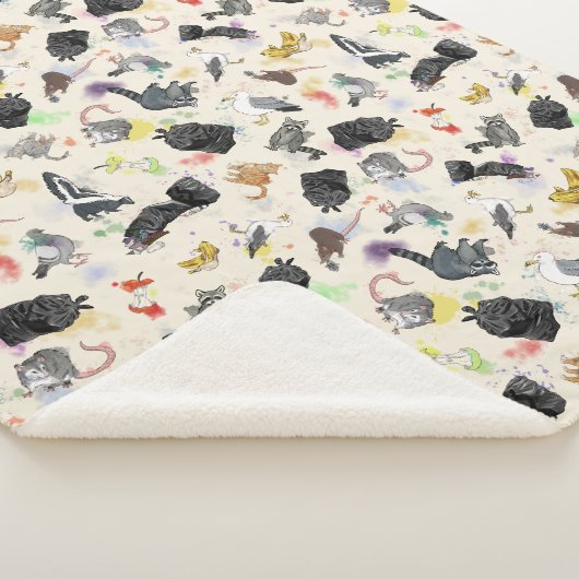 Müllpanda und Freunde Sherpadecke (3/4)