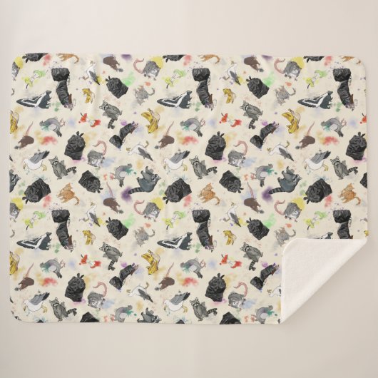 Müllpanda und Freunde Sherpadecke (Vorderseite (Horizontal))