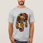 Müllpandas: Das Vierfache der Pandacalypse T-Shirt (Vorderseite)