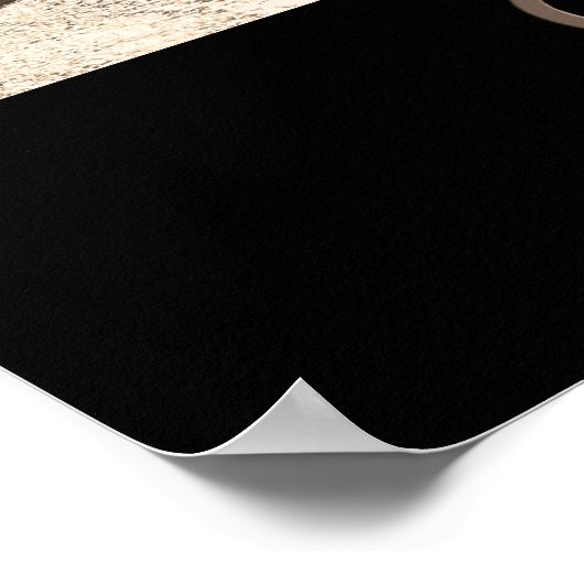 Müllplakat eines Mannes Poster (Ecke)