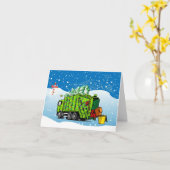 Müllsammelkarte Karte (Gelbe Blume)